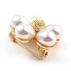 Броши из искусственного жемчуга из сплава смолы JEWB-O009-13