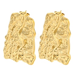 Ионное покрытие (ip) серьги-гвоздики из нержавеющей стали 304&nbsp;EJEW-P270-05B-G