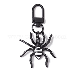 3 шт. 3 стиля Хэллоуин сплав эмаль призрак/паук/тыква пандант украшения HJEW-JM01943