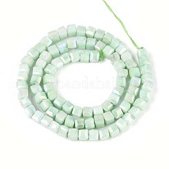 Антикоррозийные гальванические стеклянные бусины&nbsp;GLAA-T025-4mm-10C