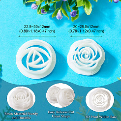 2шт пластиковые Молды&nbsp;DIY-TA0001-09B