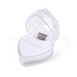 Прозрачные акриловые коробки для хранения колец ко Дню святого Валентина&nbsp;OBOX-T001-01B