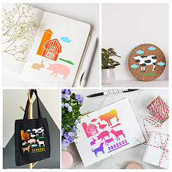 Трафареты для штампов из нержавеющей стали DIY-WH0279-139