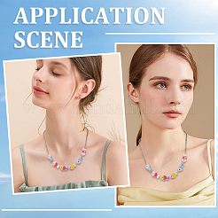 20 шт. окрашенные стеклянные бусины&nbsp;LAMP-PA0001-41