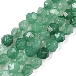 Естественный зеленый авантюрин бисер нитей G-T138-224