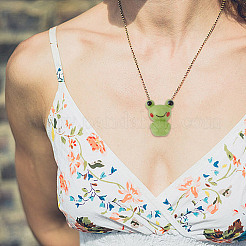 10шт ручной работы бусины лэмпворк LAMP-GO0001-17