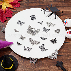 45 шт. 15 стиля подвески из сплава эмали и тибетского стиля на Хэллоуин ENAM-AR0001-56