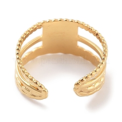 Кольца-манжеты из нержавеющей стали 304&nbsp;RJEW-K273-10G