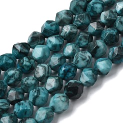 Натуральная карта каменные бусы пряди G-Z119-A23-02