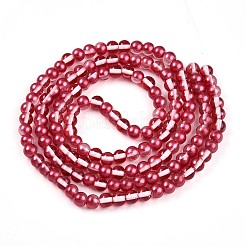 Выпечка расписные прозрачные стеклянные бусины&nbsp;X1-DGLA-N011-6mm-06