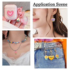 48шт 12 стиля подвески из полупрозрачной смолы&nbsp;RESI-TA0001-93