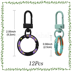 12 шт. кольцо пружинного затвора из сплава HJEW-YW00095