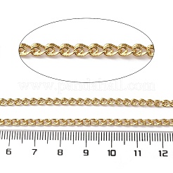 Латунные текстурированные овальные звенья цепи CHC-H113-20G