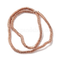 Гальванические нити из синтетических немагнитных гематитовых бусин G-I364-F01