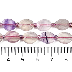 Природных красочные флюорита бисер нитей G-G182-C03-01