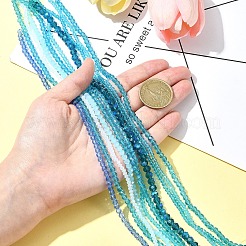 Стеклянные бусины с гальваническим покрытием &nbsp;EGLA-FS0001-42A