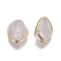 Природный кристалл кварца бусины G-F614-19G