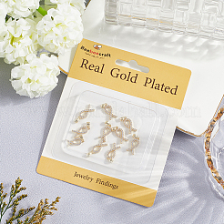 10шт латунные подвески с микропаве и кубическим цирконием KK-BBC0019-34