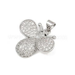 Латунные микро проложить кубического циркония подвески&nbsp;KK-P323-10P