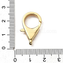 Застежки-клешни из прозрачной латуни с кубическим цирконием&nbsp;X-KK-Z078-49C-G