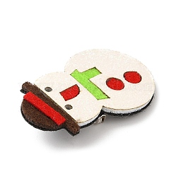 Рождественская тема брошь из искусственной кожи&nbsp;JEWB-C004-01D