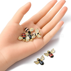 Подвески из эмали из сплава с покрытием 6 шт.&nbsp;ENAM-YW0002-63