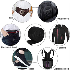 Плоский эластичный резиновый шнур / полоса&nbsp;OCOR-WH0032-38C-01