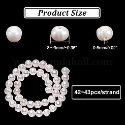 Естественный культурный жемчуг пресноводных PEAR-NB0001-76