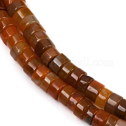 Окрашенные естественный агат бисер пряди&nbsp;G-U030-B01-06