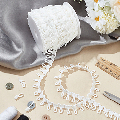 1 комплект полиэстеровой эластичной отделки с петлями для пуговиц&nbsp;OCOR-BC0006-93B