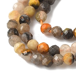 Натуральные бусины из яшмы шмеля G-D306-A08-2mm