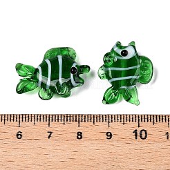 Бусы лэмпворк ручной работы LAMP-N024-35A