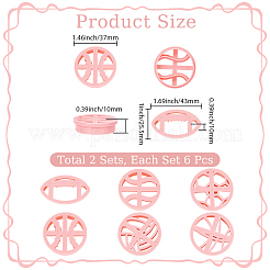 12шт. ПП пластиковые Молды&nbsp;DIY-SC0030-54