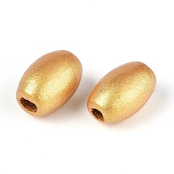 Окрашенные распылением деревянные бусины Schima WOOD-T032-30A-01