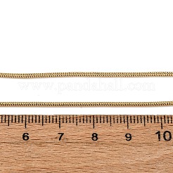 Ожерелья из круглой цепочки-змейки из нержавеющей стали 304 NJEW-T016-19G