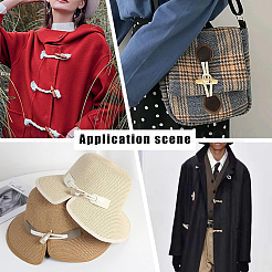 32 шт. 8-х цветные деревянные пуговицы с 2 отверстиями DIY-GF0011-42A