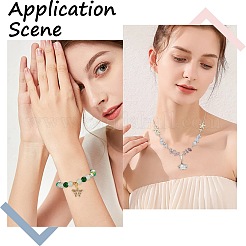 480 шт. 4-х цветные латунные защелкивающиеся дужки KK-SP0002-23