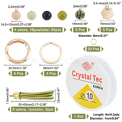 Набор для самостоятельного изготовления бисерного брелока-браслета DIY-CA0004-42