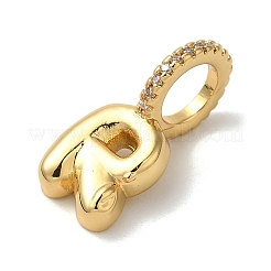 Латунные микро проложить кубического циркония подвески&nbsp;KK-K345-13R-G