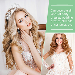 220 шт. 4 стильных стеклянных кабошона со стразами&nbsp;GLAA-FG0001-12