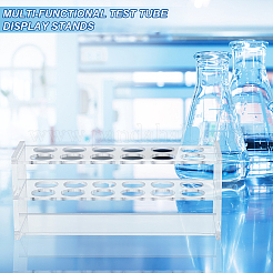 Подставки для пробирок из акрила с 12 отверстием&nbsp;AJEW-WH0348-861