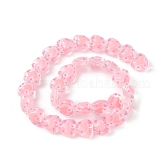 Прозрачные стеклянные бусины&nbsp;LAMP-F029-04E