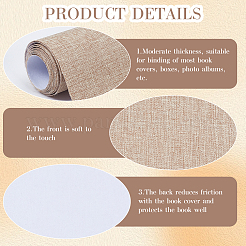 Имитация льняной ткани своими руками SENE-WH0003-37A-03