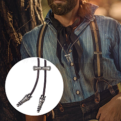 6шт. 2-х цветный латунный наконечник шнура KK-OC0001-62