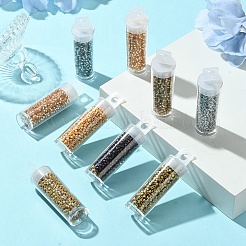 10080шт 9 цвета краска для выпечки стеклянный бисер SEED-YW0002-48