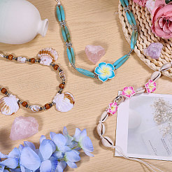 3 шт. 3 стиля регулируемая повязка на шляпу из вощеной веревки AJEW-CA0004-89