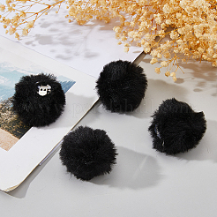 4 шт. пряжки для обуви в виде помпона из шерсти&nbsp;HJEW-WH00196