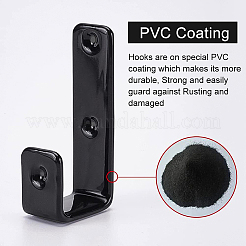 Пластиковые крючки вешалки AJEW-BC0003-40B