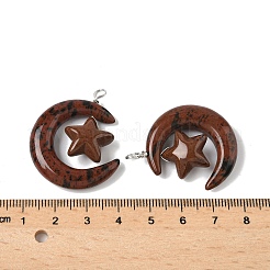 Природные и синтетические смешанные каменные подвески G-Z086-01P