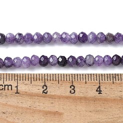 Окрашенная натуральная малайзия жадеит бусины пряди G-E316-2x4mm-65